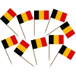 Belgia flaga wykałaczki z flagą pikery